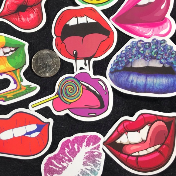 Crystal Lips Sexy Juicy Lips Waterproof Sticker - Picture 5 of 6